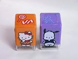 Hello Kitty (Design Cover - Orange Candy) & Pochacco: 2 Way Self-inking Stamps Set