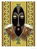 African Texture Art Giclee Poster Print by Dynamic Graphics, 12x16