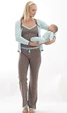 The 4pc. Lace Trimmed Nursing PJ Set w/Baby Gown