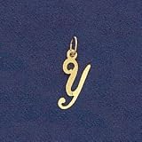 Letter Y Initial Pendant