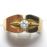 14K Man's Diamond Ring
