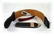 Straight Razor with Strops and Leather Stamped Pouch