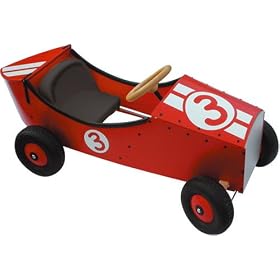 Click here to buy Wooden Red Pedal Car by Red Pedal Car.