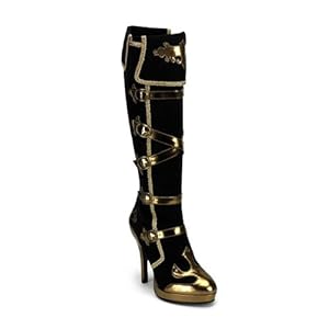 Funtasma Arena-2012 4.5 Inch Heel 5 Buckle Strap Carnival Platform Knee Boot Size 12
