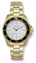 Avalon Men's Classic Sport Series Gold-Tone Watch with Black Rotating Bezel # 4302-2