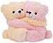 Dimpy Stuff Cute Pink and Cream Bear Couple Soft Toy, Pink (9.8-inch) RS.270.00