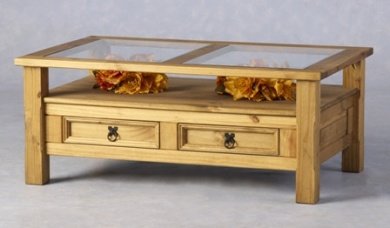 Corona Glass Top Coffee Table