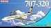 Singapore Airlines 707-320 w/Tin B 1-400 Dragon Wings