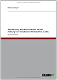 Produkt-Bild: Absch&auml;tzung der W&auml;rmestr&ouml;me bei der Reibung von metallischen Werkstoffen auf Eis