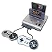 Retro-Bit Retro Duo Twin Video Game System NES & SNES Silver/Black