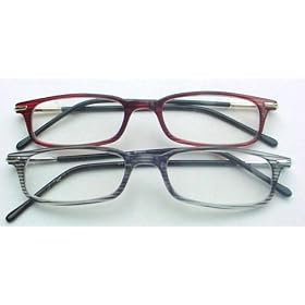 MB1017 Reading Glasses w/Spring Hinge and Subtle Stylish Stripe