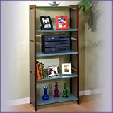 Office Line Pewter 5 Tier Bookcase By Studio RTA