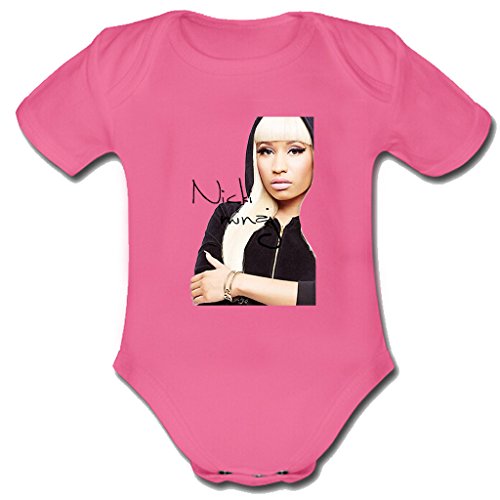 Bear and rabbit Nicki Minaj Baby bodysuit romper short sleeve shirt Pink