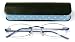 New Lightweight Rectangular Frameless Metal Reading glasses
