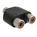 HDE RCA Audio Video Splitter Adapter (RCA F to 2 RCA F)