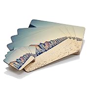 4 Beach Huts Placemats & Coasters