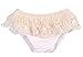 stylesilove Baby Girls Crochet Fringed Cotton Bloomers (100/12-18 Months, White)
