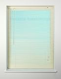 White - Gloss PVC Venetian Blind / Blinds - 75x160cm