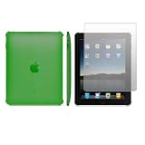 MaryCom PREMIUM QUALIT&Auml;T Crystal Case R&uuml;ckschale Schutzh&uuml;lle Hartschale in Light Gr&uuml;n f&uuml;r Apple iPad + Gratis Displayschutzfolie / CC G iPad