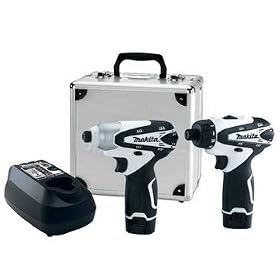 Factory-Reconditioned Makita LCT203W-R 10.8V Cordless Compact Lithium-Ion 2-Piece Combo Kit