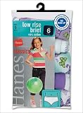 Hanes GNLRAS Hanes Classics Girls P5 Low Rise Brief