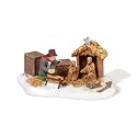 Department 56 New England Village Setting Up The Nativity