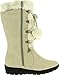Reneeze Womens Coco-1 Flat Heel Mid Calf Boots