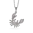 Eve's Addiction Pave Sterling Silver Fiddler Crab Pendant