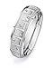 14k White Gold Custom Made 6.5 mm Comfort Fit title=