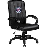 Home Office Chair with MLB Logo Panel Team: Minnesota Twins