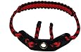 Red and Black Archery Paracord Wrist Bow Sling Braided Compound Bow Sling