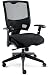 Alera EP42ME10B Epoch Series Mesh Mid-Back Swivel/Tilt Multifunctional Chair, Black
