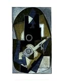 L'Homme a la Guitare, 1918 Art Poster Print by Pablo Picasso, 11x14
