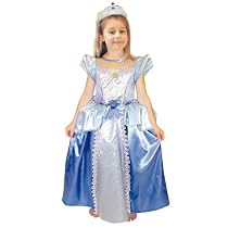 Disney Cinderella Deluxe Fancy Dress Costume & Tiara 3-4 Years