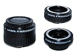Polaroid Auto Focus DG Macro Extension Tube Set (12mm, 20mm, 36mm) For Niko ....