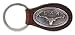 Brown Leather Emblem Key Chain - Collegiate Series