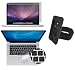 Apple Macbook Pro Aluminum 13-inch Laptop Screen Protector / Screen Guard Keyboard Silicone Skin Cover w/ FREE Apple iPod Touch 2nd / 3rd Generation Silicone Skin Case (BLACK) Back to School Special