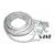 HDinterconnects 10m WHITE wf65 twin coax Wiring kit for Dish LNB to Sky+ SkyHD Freesat satellite receiver Freesat Foxsat HD PVR