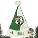 BOSTON CELTICS OFFICIAL LOGO CHRISTMAS SANTA HAT