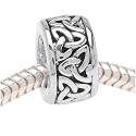 Silver Tone Trinity Celtic Knot Bead - Fits Pandora (1)