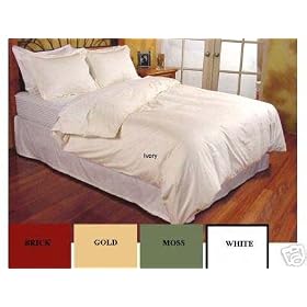 MARRIKAS 400TC Egyptian Cotton QUEEN Duvet Cover Set MOSS