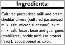 President Rondele Sharp Cheddar Soft Spreadable Pub Cheese, 8 Ounce -- 6 per case.