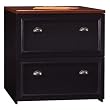 Lateral File in Antique Black and Hansen Cherry Finish By Bush Furniture