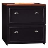 Bush Fairview Lateral File - WC53981-03 (Black/Cherry) (30.75H x 29.63W x 20.88D)