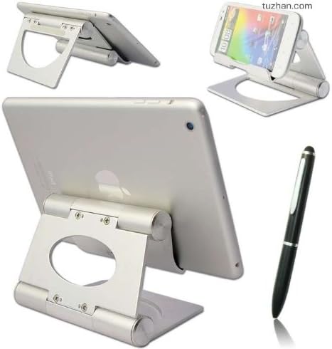 First2savvv multi-angle Luxury Polished Stainless Steel Stand desktop dock docking station for MICROSOFT Surface Pro 2 10.6" Tablet with stylus pen