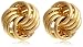 9ct Yellow Gold Small Rose Stud Earrings