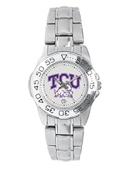 Texas Christian University Horned Frogs TCU Ladies Sports Steel Watch Ladies Sports Steel Watch