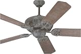 Craftmade CV52GS and B5/52S - XX Cordova Ceiling Fan in Graystone