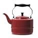Kitchen & Housewares : Paula Deen 2 Quart Enamel on Steel Teakettle, Red