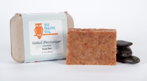 The Orange Owl 100% Vegan Soap - Naked Moisturizer (Unscented)